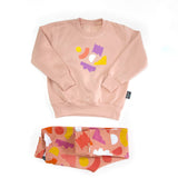Pink Abstract  Sweater