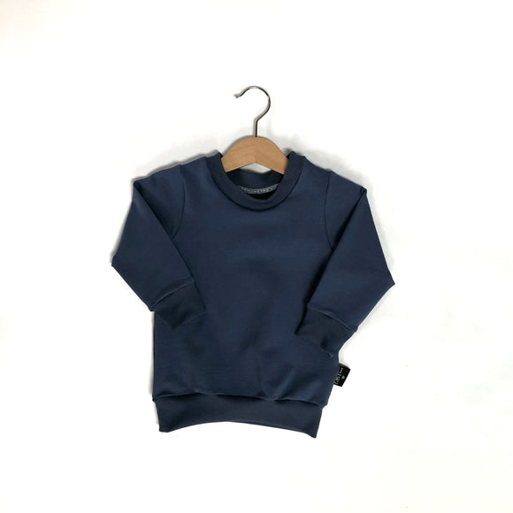 Little Earthlings Blue Sweater (free name personalisation)