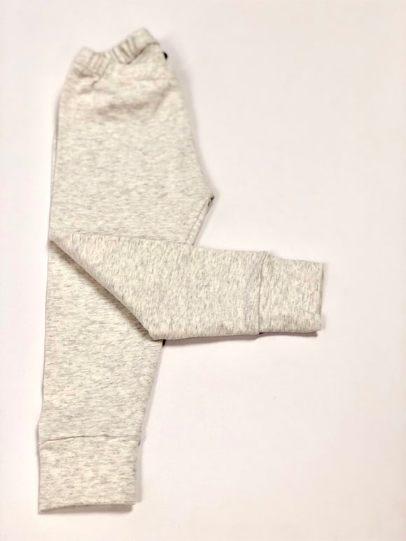 Plain Grey Melange Leggings