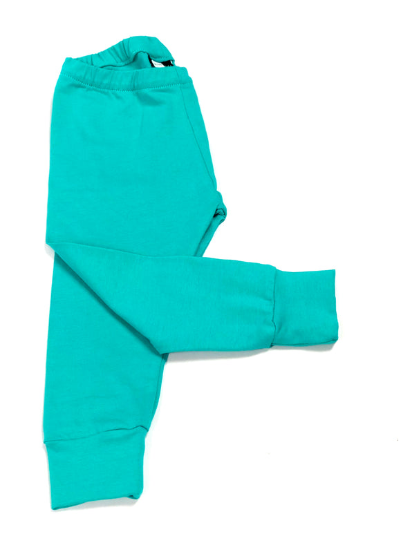 Plain Turquoise Leggings