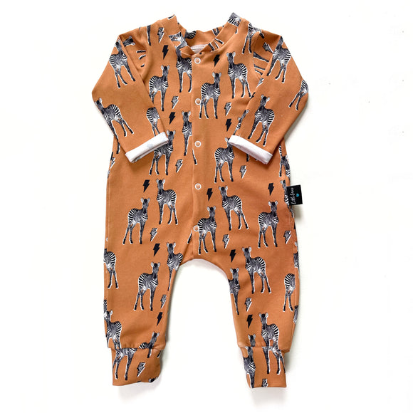 Zebras and Bolts babygrow