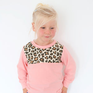 Childrens panelled lightweight jumper (CREATE YOUR OWN)