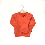 Little Earthlings Rust Sweater (free name personalisation)